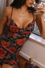 Alanna Floral Printed Maxi Slip Dress - Image 4
