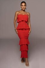 Alexia Ruffle Tiered Maxi Dress - Image 8