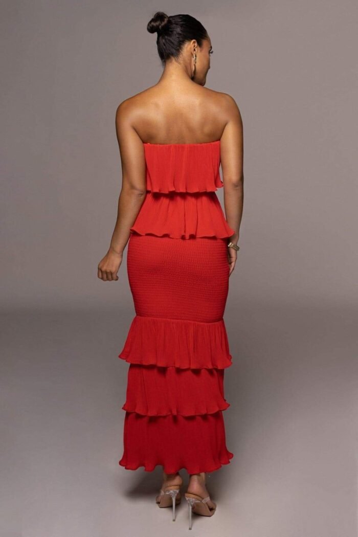 Alexia Ruffle Tiered Maxi Dress - Image 9
