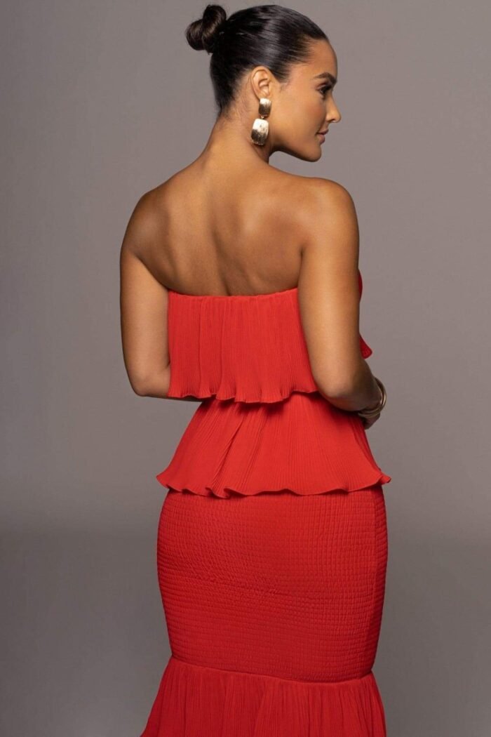 Alexia Ruffle Tiered Maxi Dress - Image 11
