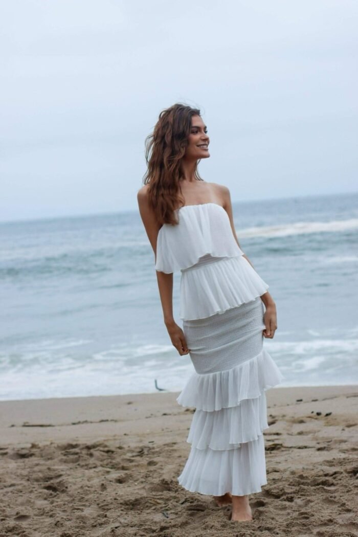 Alexia Ruffle Tiered Maxi Dress - Image 3