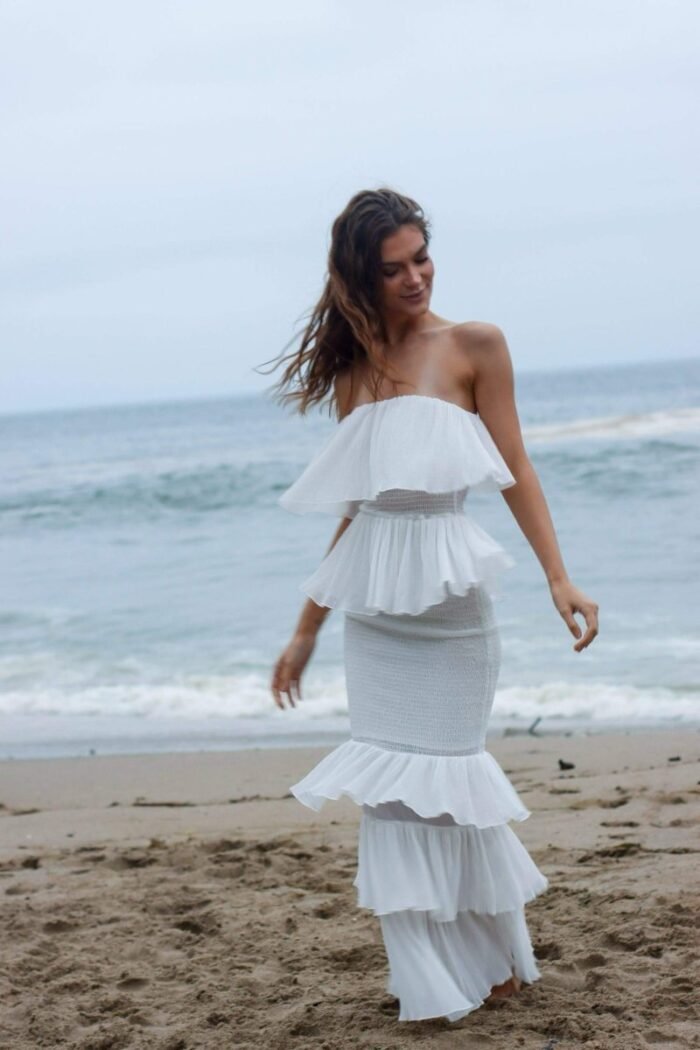 Alexia Ruffle Tiered Maxi Dress - Image 4