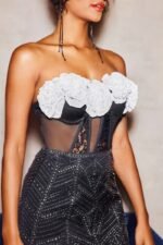 Alice Floral Lace Strap Corset Top