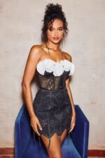 Alice Floral Lace Strap Corset Top - Image 3