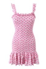 Angelo Printed Shirred Strap Mini Dress - Image 4