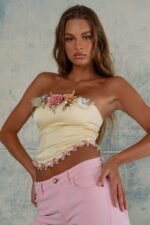 Anita Beaded Florets Bustier - Image 4