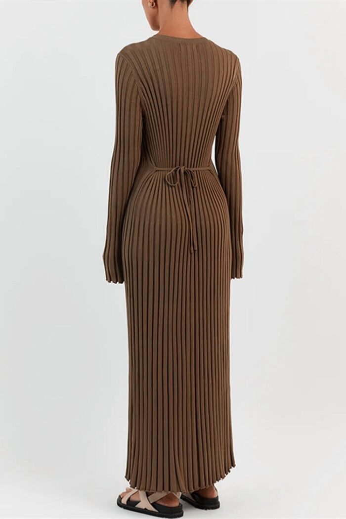 Antonia Rib Flare Maxi Knit Dress - Image 15