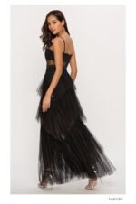 Arlene Corset Leayered Mesh Slip Maxi Dress - Image 7