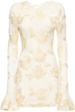 Aurora Embroidered Backless Mesh Mini Dress - Image 11