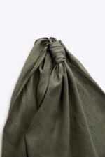 Ava One-shoulder Tassel Linen Mini Dress - Image 5