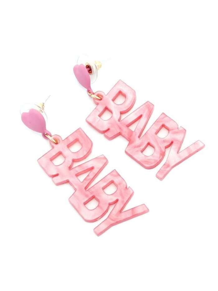 Baby Acrylic Drop Earrings - Image 6