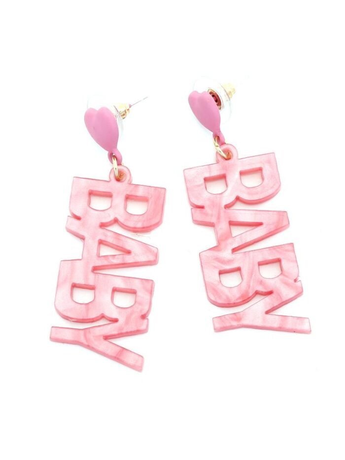 Baby Acrylic Drop Earrings - Image 4