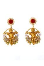 Baroque Cupid Angel Earrings