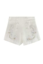 Baylee Floral Embroidered Shorts - Image 9