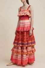 Bertina Printed Tiered Maxi Dress - Image 2