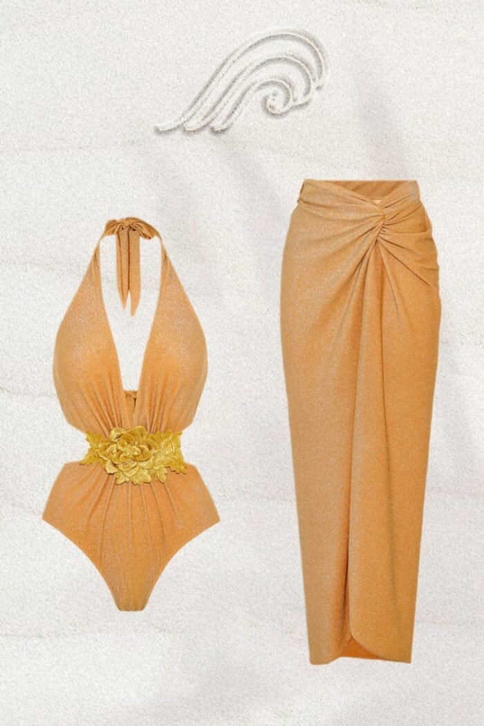 Bonnie Flower Two-pieces Swim Set - Image 1