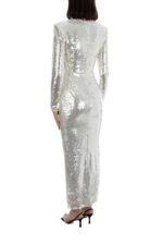 Cathy Flower Sequins Midi Dress - Image 14