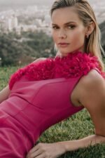 Cecilia Flower One-shoulder Mini Dress - Image 2