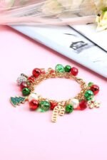 Celeste Snowflake Crystal Pendant Bracelet - Image 3