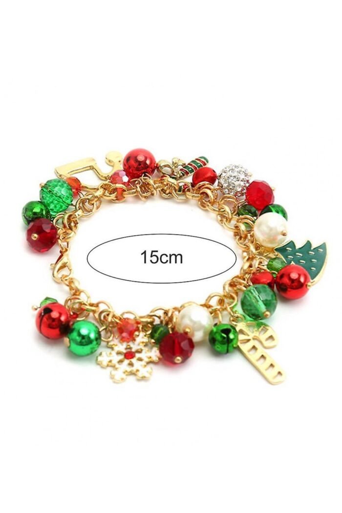 Celeste Snowflake Crystal Pendant Bracelet - Image 4