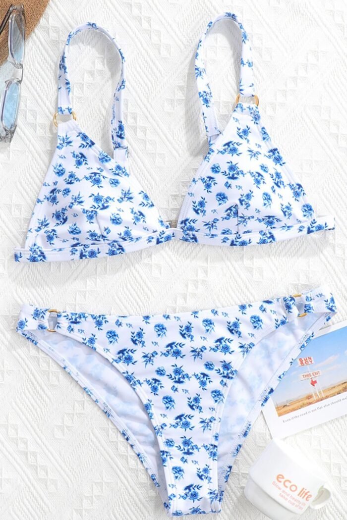 Charlene Printed Ring Bikini - Image 5