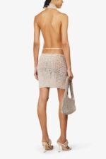 Claudia Halterneck Sequin Crochet Mini Dress - Image 8