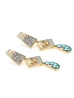 Cocktail Diamante Drop Earrings - Image 2