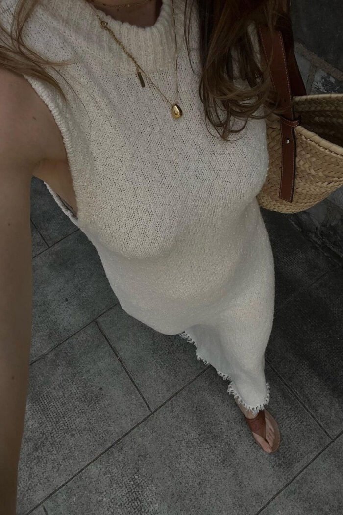 Cornelia Tassel Knit Maxi Tank Dress - Image 4