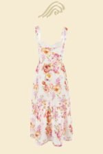 Cottie Printed Flare Midi Dress - Image 12
