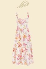 Cottie Printed Flare Midi Dress - Image 11