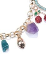 Crystal Multi Pendants Necklace - Image 7