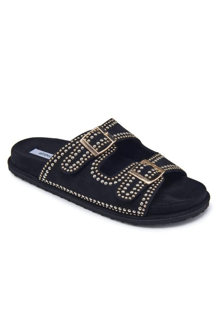Cynthia Suede Two Band Sandals - Image 3