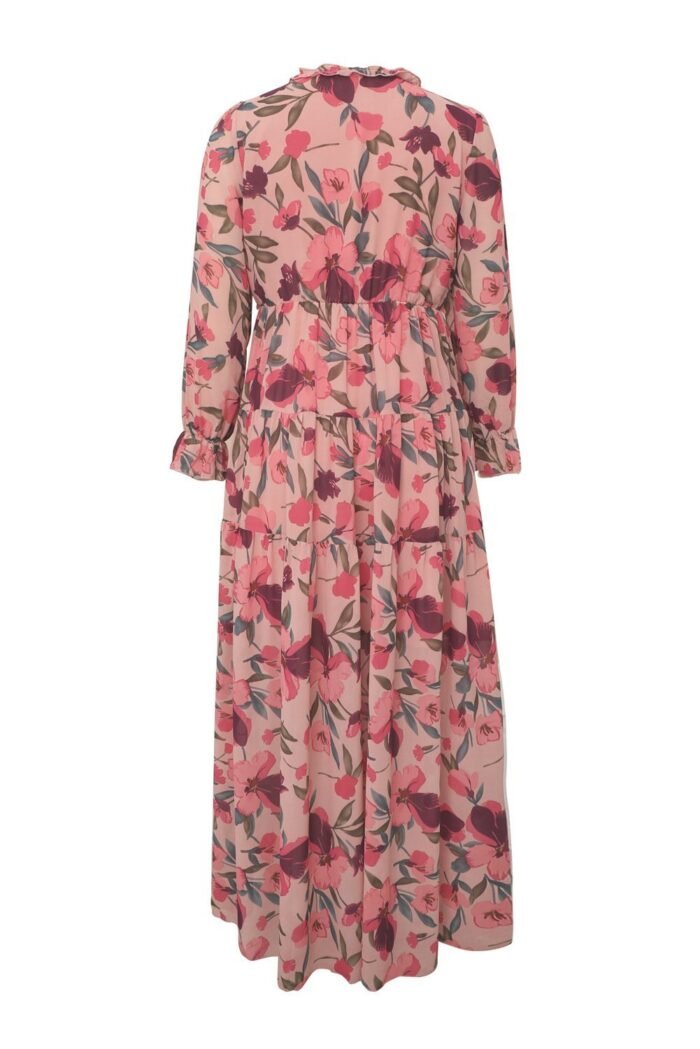 Dale Printed V-neck Tiered Maxi Dress - Image 8