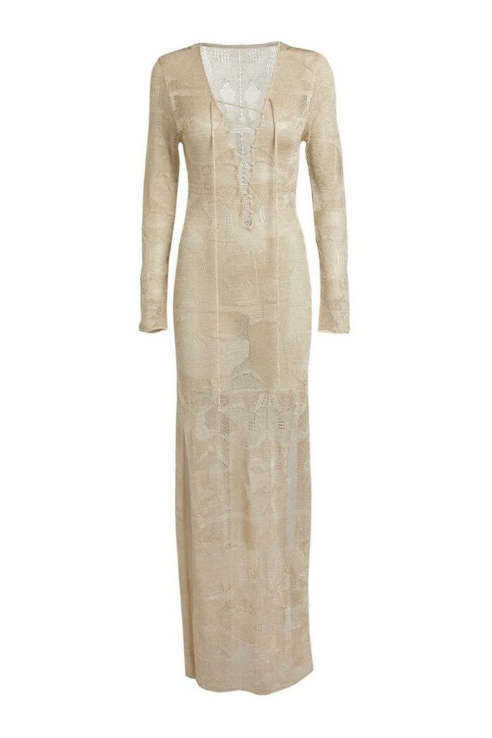 Dawn Lace-up Maxi Cover-Up - Image 4