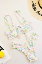 Deb Printed Lace-up Bikini - Image 9