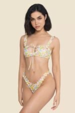 Deb Printed Lace-up Bikini - Image 7