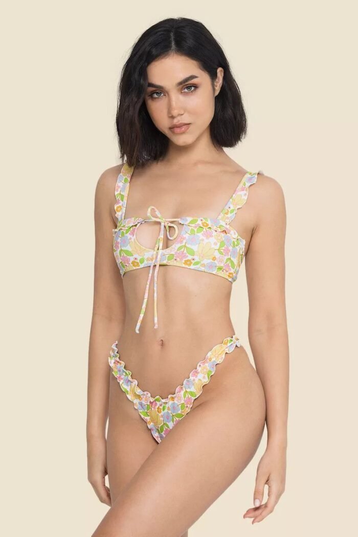 Deb Printed Lace-up Bikini - Image 7