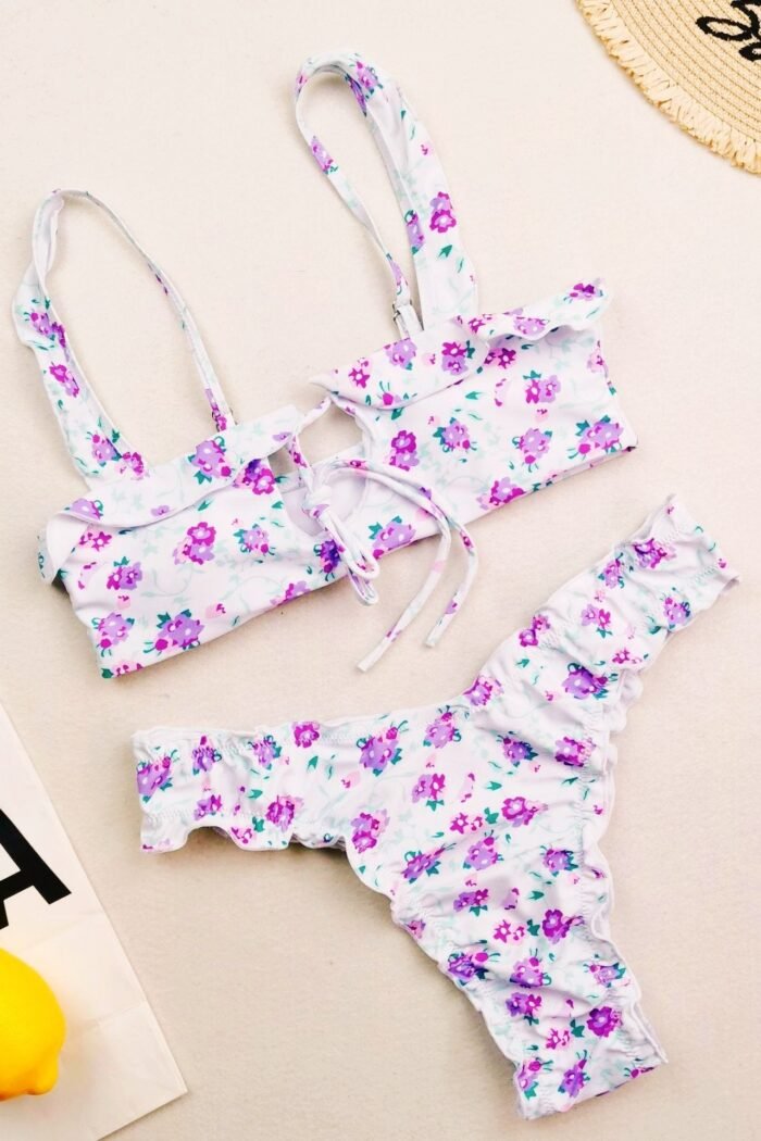Deb Printed Lace-up Bikini - Image 5