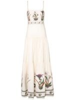 Denise Embroidered Floral Maxi Dress - Image 4