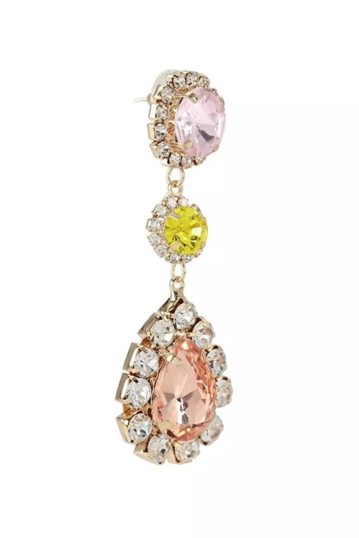 Destiny Diamante Drop Earrings - Image 3