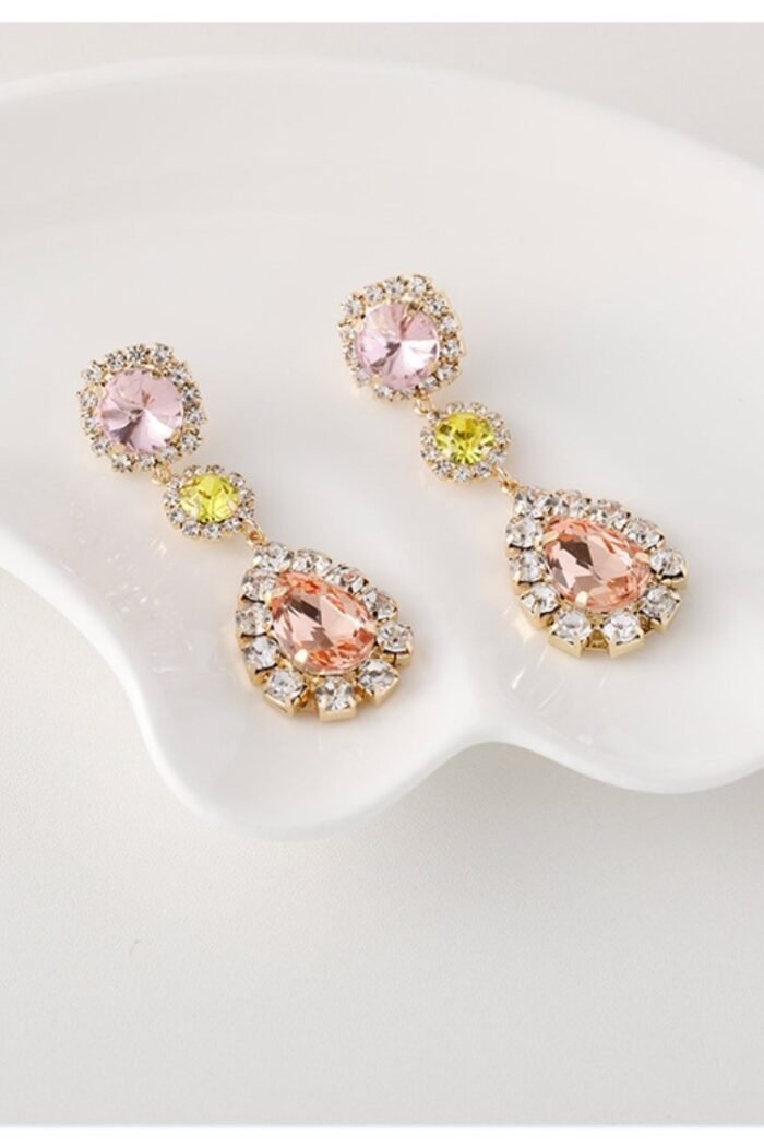 Destiny Diamante Drop Earrings - Image 4