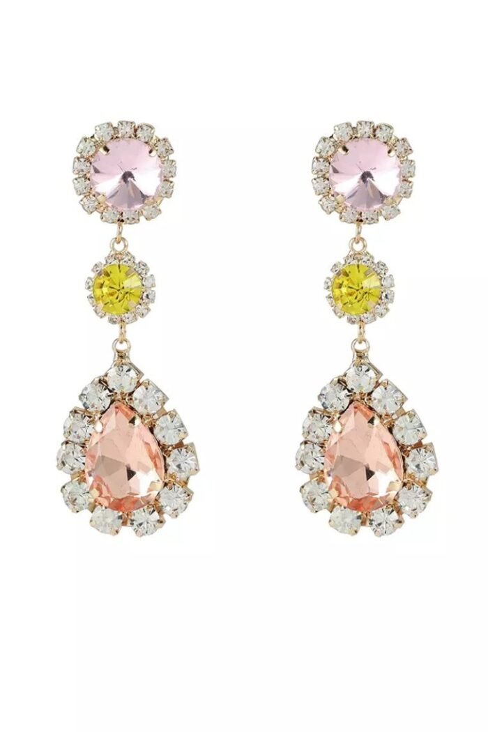 Destiny Diamante Drop Earrings - Image 1