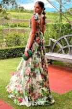 Dinah Printed Strap Maxi Dress - Image 5