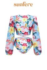 Dulcie Printed Ruffle Two-pieces Swim Set - Image 9