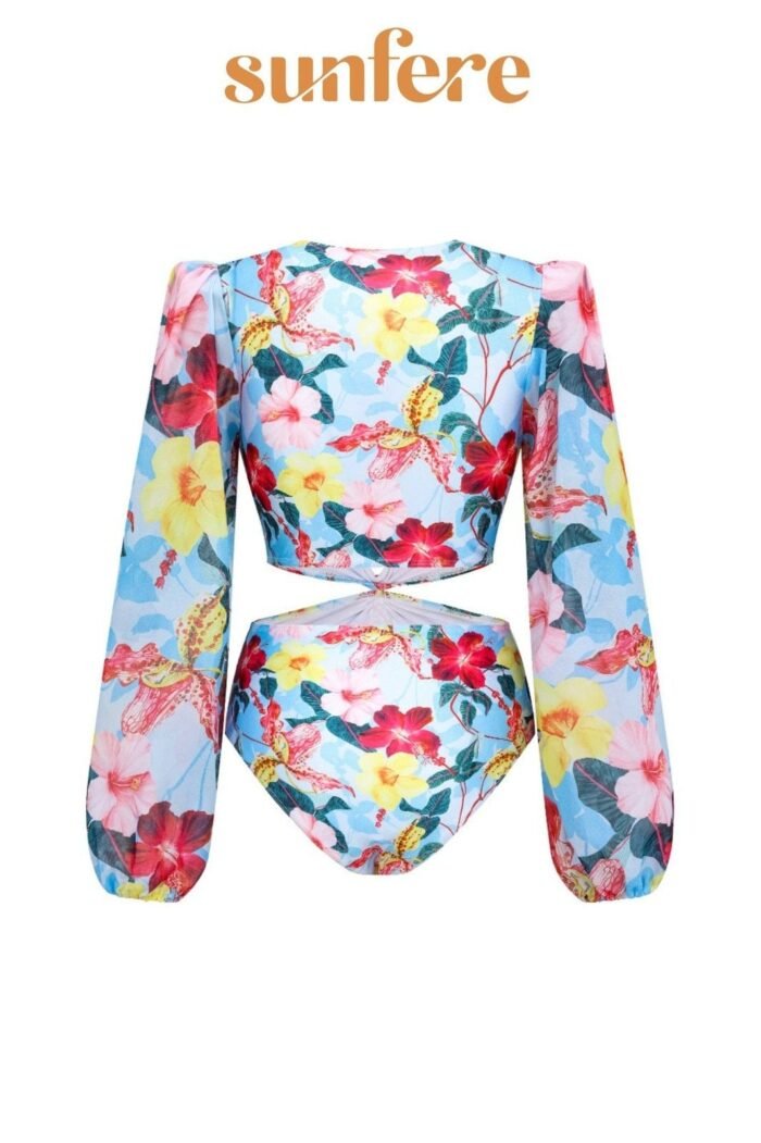 Dulcie Printed Ruffle Two-pieces Swim Set - Image 9