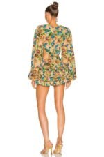 Edana Cut-out Tiered Mini Dress - Image 3
