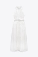 Eleanor Embroidered Sleeveless Midi Dress - Image 6