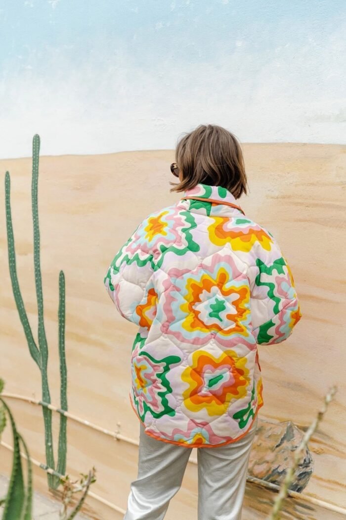 Elma Printed Quilted Puffer Jacket - Image 3