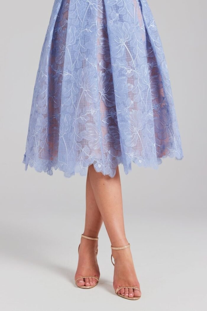 Elsie Corset Lace Midi Gown Dress - Image 5