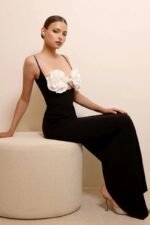 Emily Floral Bandage Maxi Slip Dress - Image 5